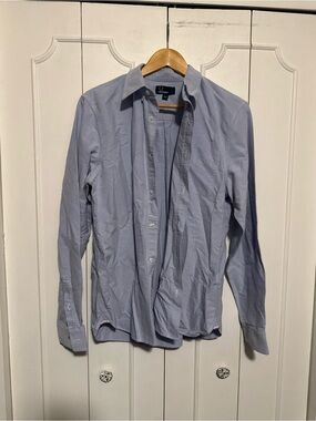 Fred Perry Light Blue Men's Button-Up Dress Shirt